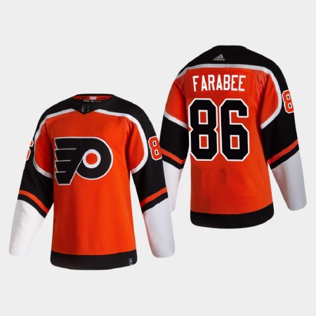 Camisola Philadelphia Flyers Joel Farabee 86 2020-21 Reverse Retro Authentic - Homem